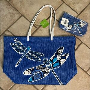 🛑 SOLD 🛑 NWT Vera Bradley 2-piece Set in Blue Bayou